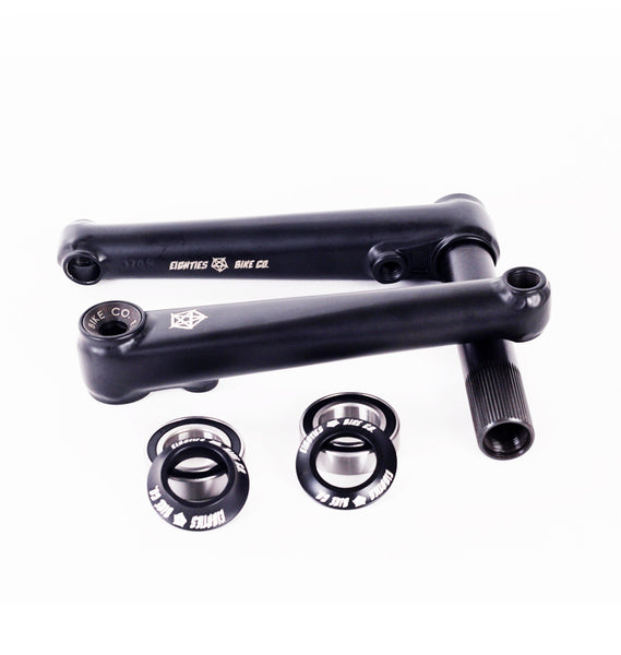 Eighties Bike Co Moonwalk v2 Cranks Black