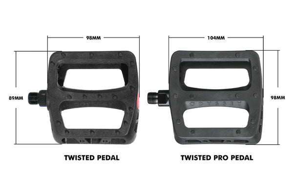 Odyssey Twisted Pro PC Pedals (Black)